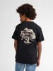 Petrol Industries Rückenprint T-Shirt Acadia in Schwarz
