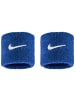 Nike Nike Swoosh Classic Wristbands 2PK in Blau