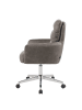 DUBI Möbel 2er-Set: Bürostuhl Mika-Svenja in Taupe - (B)60 x (H)92 x  (T)66 cm