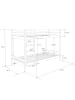 Homestyle4u Etagenbett in Weiß 90x200 cm