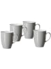 Ritzenhoff & Breker 4er Set Kaffeebecher Doppio 320 ml in Grau