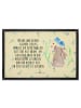 Mr. & Mrs. Panda Gummimatte Hase Blume mit Spruch in Blumig