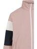 Urban Classics Track Jacket in darkrose/nvy/wht
