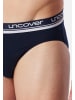 UNCOVER BY SCHIESSER Rio Slip / Unterhose Basic in Dunkelblau