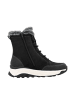 rieker Schnürschuhe in schwarz/schwarz
