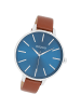 Oozoo Analog-Armbanduhr Oozoo Timepieces braun extra groß (ca. 48mm)