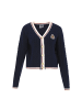 DreiMaster Women Cardigan in navy offwhite wine red