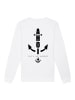 F4NT4STIC Unisex Sweatshirt Ahoi Anker Knut & Jan Hamburg in weiß