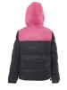 myMO ATHLSR Wattierte Steppjacke in Schwarz Rosa