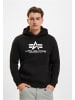 Alpha Industries Alpha Industries Kapuzenpullover in black/silver
