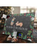 Mr. & Mrs. Panda Adventskalender Hasen Muschel mit Spruch in Kreidetafel