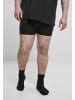 Urban Classics Boxershorts in grey+darkgreen+black