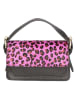 faina Damen Handtasche in Cheetah Fuchsia