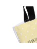 Mr. & Mrs. Panda Tote Bag Murmeltier mit Spruch in Gelb Pastell