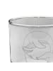 Mr. & Mrs. Panda Tumbler Glas Walfisch Thunfisch ohne Spruch in Transparent