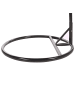 Beliani Hängesessel STAN in Schwarz - (W) 97 x (H) 199 x (L) 97 cm