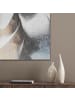 OnlyWow Akustibild Abstrakte Kunst weiß gold