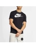 Nike Rundhals T-Shirt für Herren in schwarz