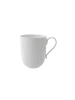 Villeroy & Boch Latte Macchiato Becher New Cottage Basic 370 ml weiß in weiß