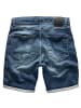 Amaci&Sons Destroyed Jeans Shorts SAN JOSE in D-Blau