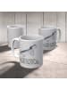 Mr. & Mrs. Panda Kaffeepott Axolotl Schwimmen mit Spruch in Grau Pastell