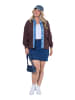 MIAMODA Jeansrock in blue denim