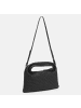 Les Visionnaires Sadie Weave Schultertasche Leder 37 cm in black