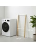 relaxdays Wäscheständer in Natur/ Weiß- (B)79 x (H)77 x (T)49 cm
