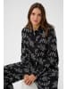 KAFFE curve Langarm - Hemd KCelory Loose fit in Black Chalk Embroidery