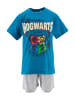 Harry Potter Harry Potter Pyjama Schlafanzug kurzarm in blau