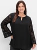 sheego Tunika in schwarz