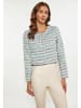 faina Damen Kurzblazer in Blau Mehrfarbig