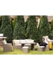 Beliani 6-tlg Gartentisch Set FONTI in /Grau/Beige