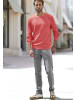 John Devin Strickpullover in koralle