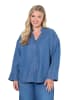 MIAMODA Hemdbluse in blue denim