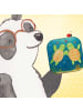 Mr. & Mrs. Panda Bierdeckel Schildkröten Paar Design ohne Spruch in Weiß