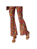 tectake Damenkostüm Hippie Weste und Hose Klassischer Hippie-Look: Braune Weste und Hose