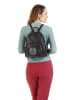 Cluty Rucksack echt Leder in schwarz