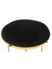 Kayoom Hocker Wynona in schwarz - gold