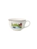 Villeroy & Boch Café au lait Obertasse Charm & Breakfast Design Naif in 500 ml in weiß-bunt