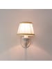 Licht-Erlebnisse Wandlampe (B)23 x (H)35 cm in Shabby Weiß