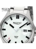 Regent Armbanduhr-Analog silber groß (ca. 40mm) Regent Metallarmband