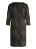Betty Barclay Jerseykleid knielang in Schwarz/Beige
