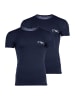 Emporio Armani T-Shirt 2er Pack in Blau