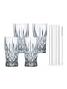 Nachtmann 8er Set Latte Macchiato Set Noblesse in Transparent 350 ml
