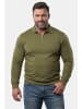 Men Plus Poloshirt in khaki grün