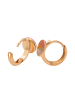 faina Women Huggie Earrings in Rose Gold