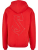 9N1M SENSE Zip-Kapuzenpullover in red