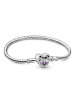 GNOCE Sterling Silber Schmetterling Amband 21 cm