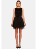 TOOCHE Kleid "Taftkleid" in schwarz